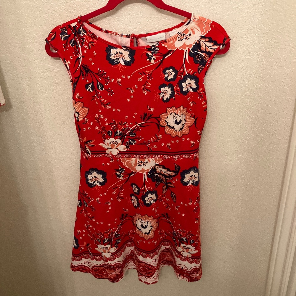 New York & Company floral mini dress